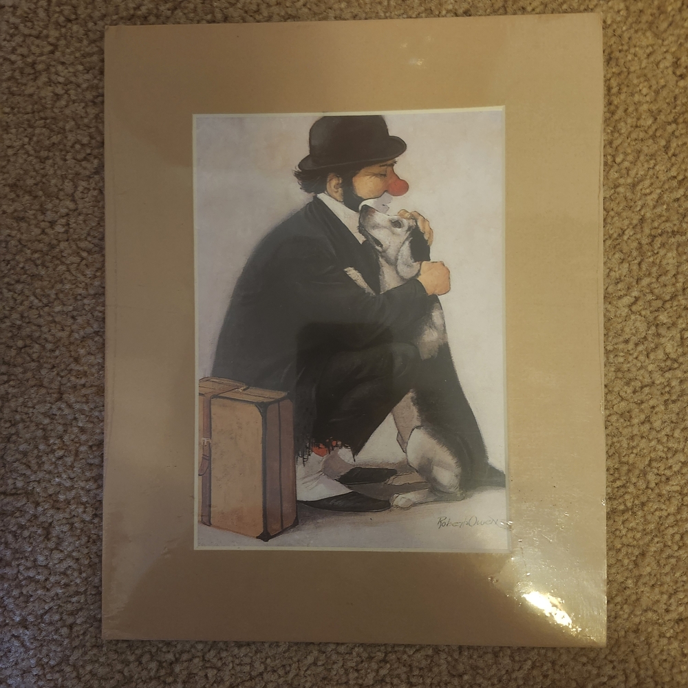 Robert Owens Signed Reproduction Print "Coming Home"